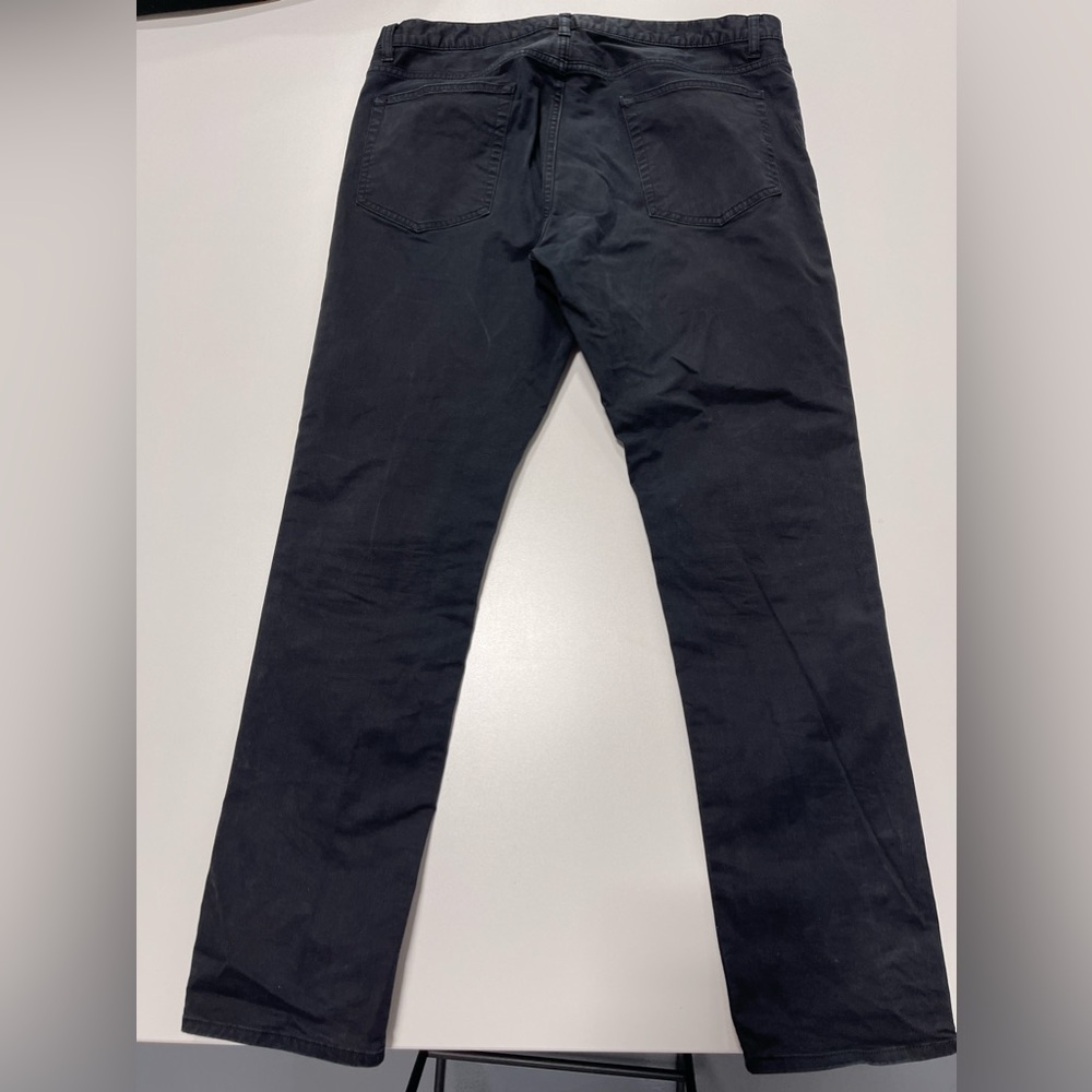 Theory Haydin Straight Slim Fit Jeans. Size 36. Black-blue Jean.